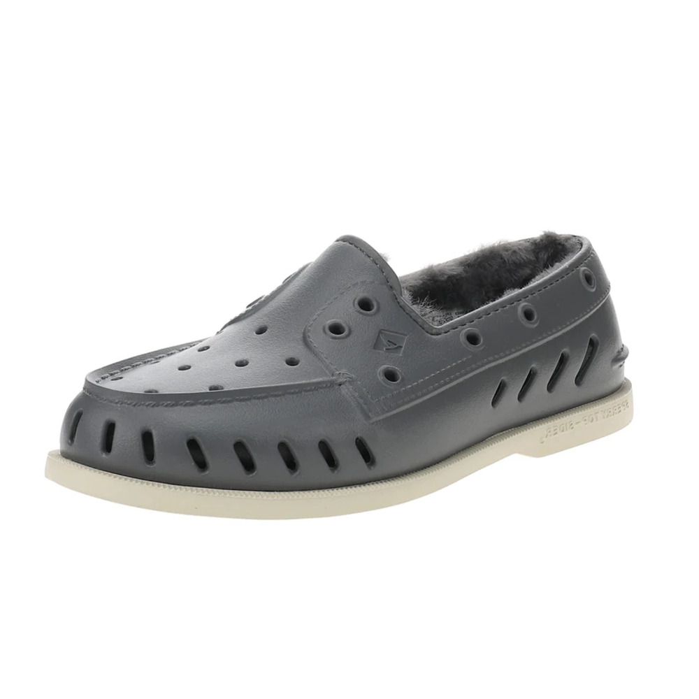 SPERRY Mens Original Float Cozy Boat Shoes Size 8 EU 41 Grey EVA NWOB